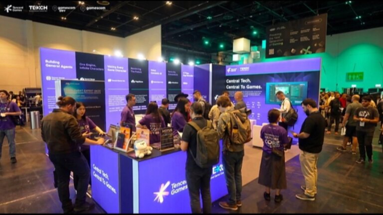 Tencent представила на Gamescom 2026 набор ИИ-инструментов для разработки игр
