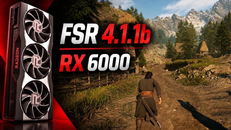 AMD FSR 4.1.1b работает на видеокартах RX 6000 без модов — достаточно заменить DLL
