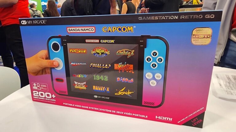 Ретроконсоль My Arcade Gamestation Retro Go с играми CAPCOM и BANDAI NAMCO за $200 поступит в продажу 31 октября
